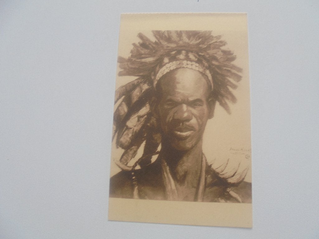 kongo- chef wagenia, Ophalen of Verzenden, 1920 tot 1940, Ongelopen, Buiten Europa