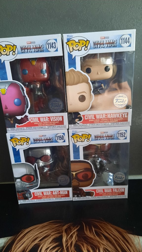 4 funko poppen marvel, Ophalen of Verzenden, Nieuw