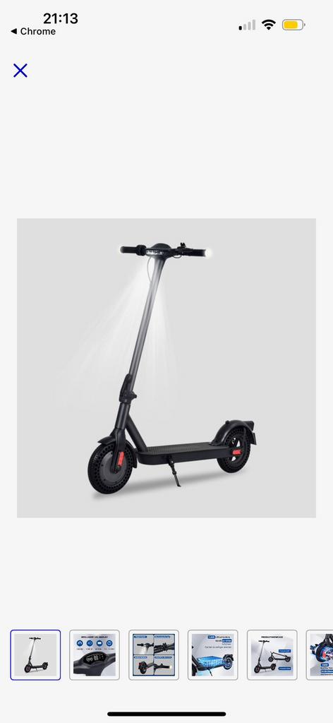 Elektrische step, Fietsen en Brommers, Steps, Ophalen, Zo goed als nieuw, Elektrische step (E-scooter)