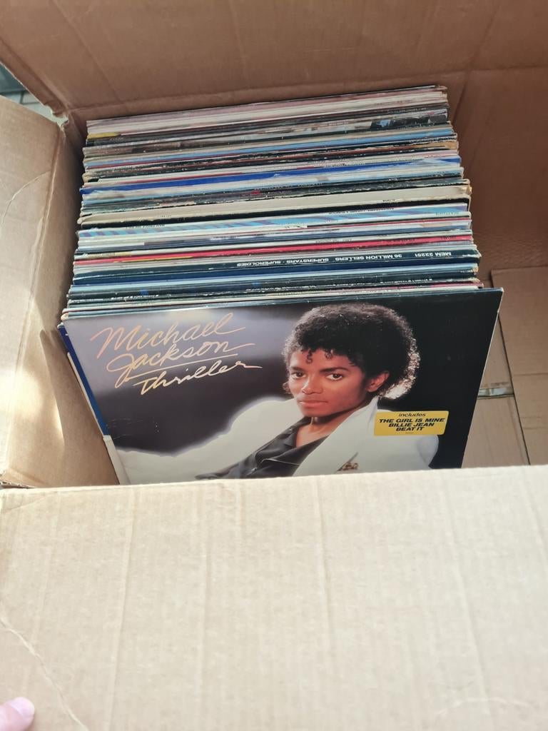 Lot de 52 disques vinyles, Enlèvement, Utilisé