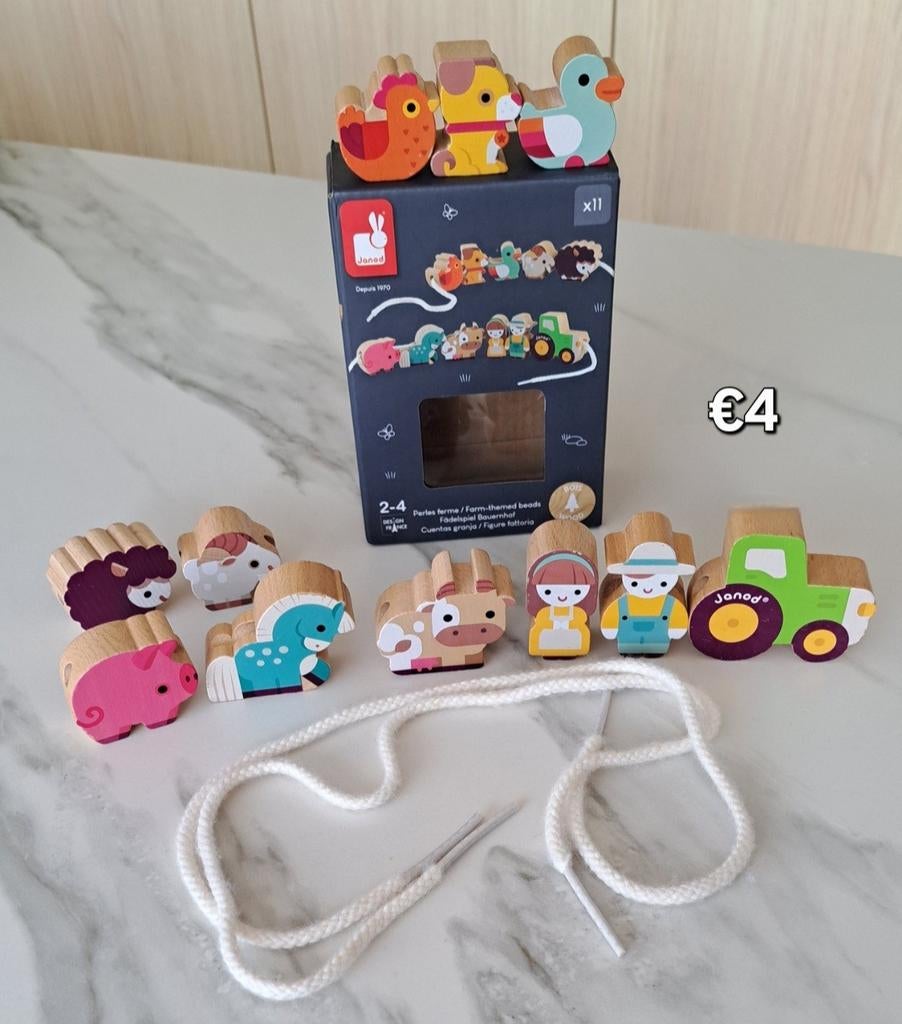 Janod houten rijgfiguurtjes, Enlèvement ou Envoi