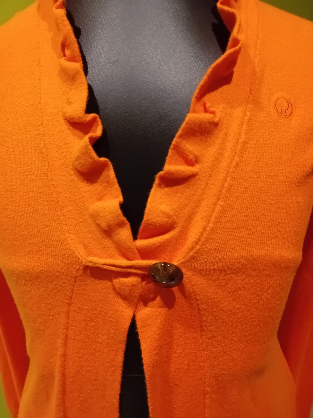 Gilet orange River Woods avec col volanté et col en V taille, Vêtements | Femmes, Pulls & Gilets, Enlèvement ou Envoi, Taille 36 (S)