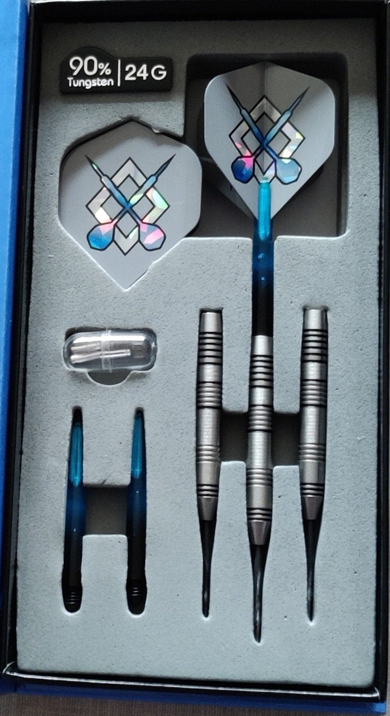 Dartpijlen HUANQU 90 % Tungsten 24 gram, Ophalen, Zo goed als nieuw, Pijlen