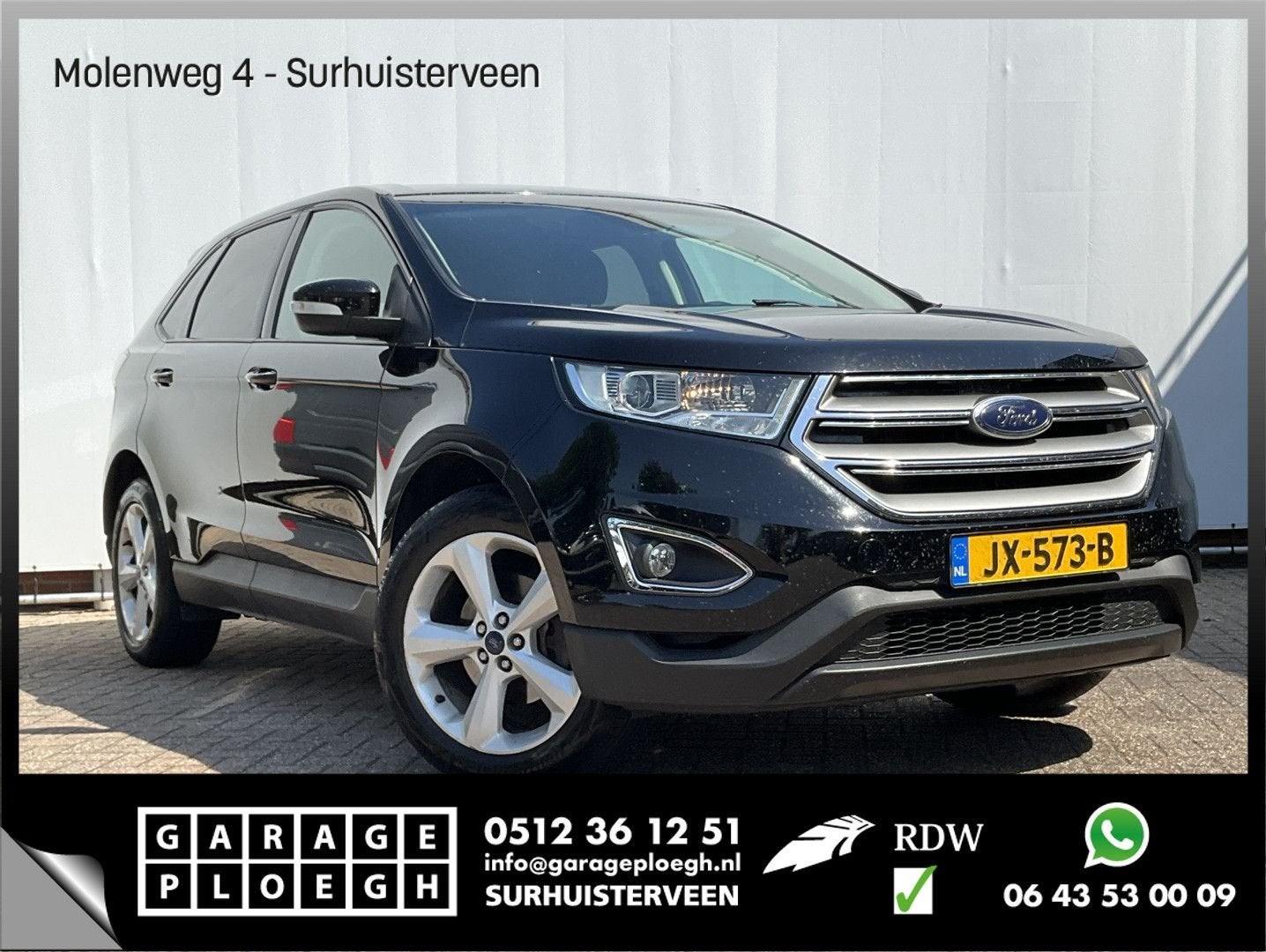 Ford Edge 2.0 TDCI 4x4 EXPORT 6000,- Zie omschrijving, Auto's, 149 g/km, Zwart, Edge, Bedrijf