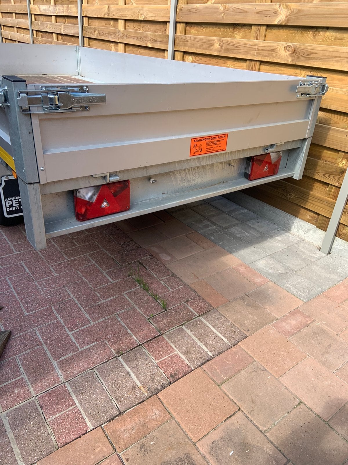 Dubbelas aanhangwagen, Auto diversen, Ophalen, Zo goed als nieuw