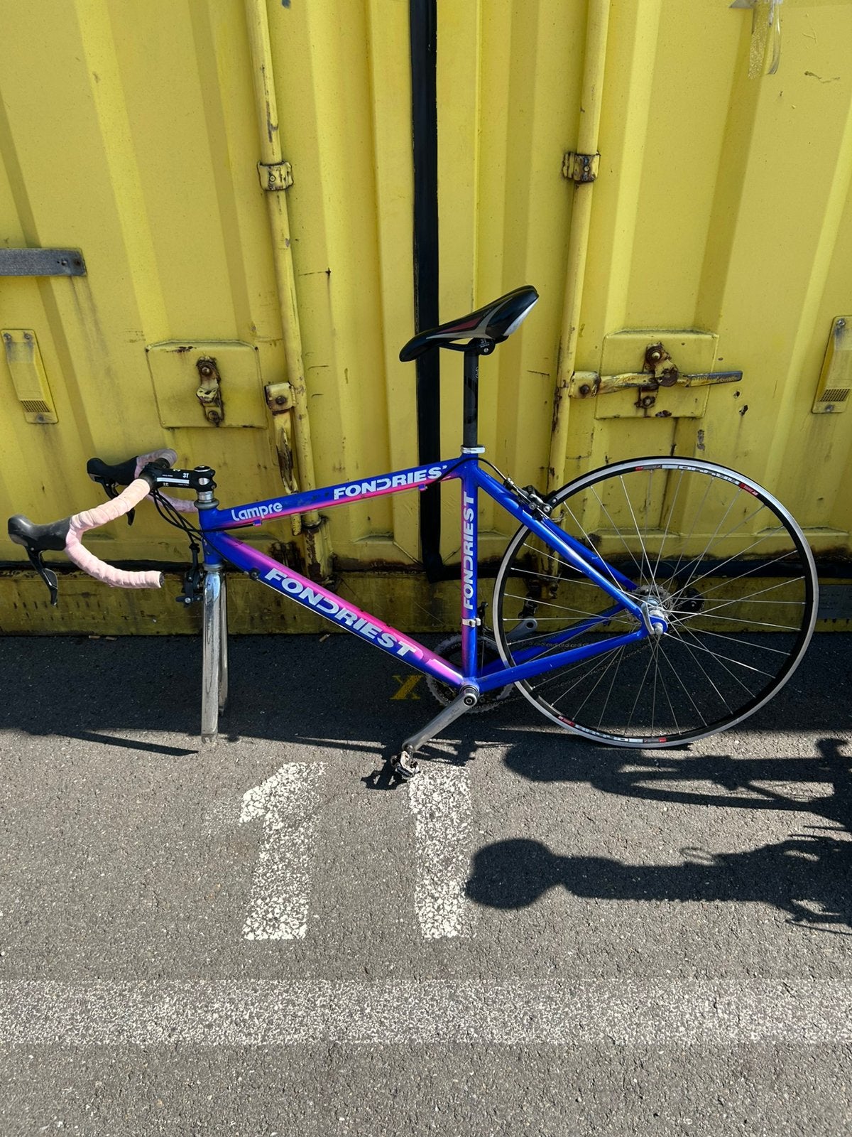 Fondriest Lampre teambike, Fietsen en Brommers, Ophalen, Gebruikt