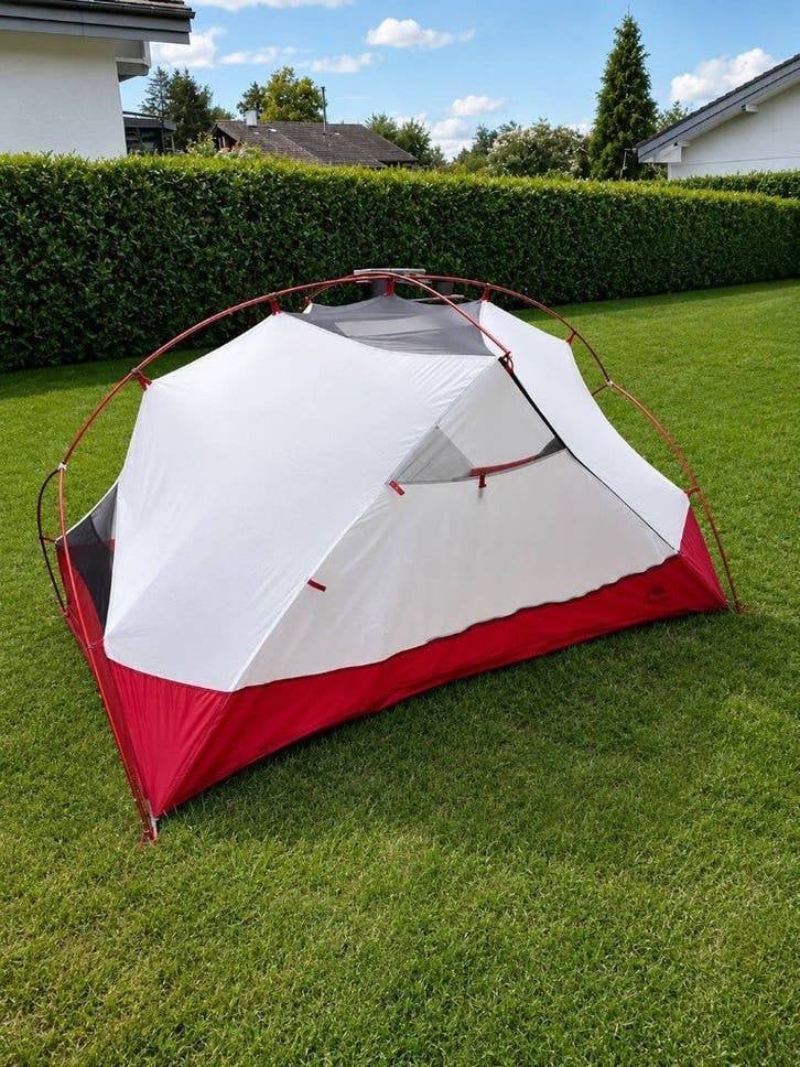 MSR Hubba Hubba Bikepack 2 Tent, Ophalen of Verzenden, Zo goed als nieuw, Tot en met 2