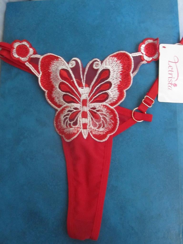 String sexy en forme de papillon rouge (NOUVEAU), Vêtements | Femmes, ANDERE, Enlèvement ou Envoi, Rouge, String