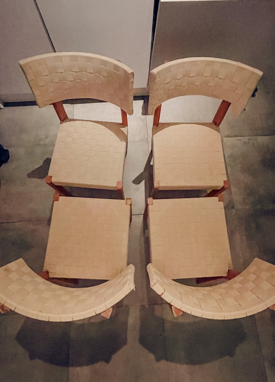 4 Stoelen eetkamer (scandinavisch, japandi), Ophalen, Gebruikt, Scandinavisch, Vier