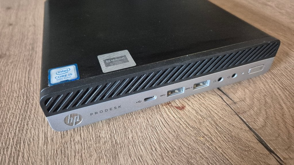 HP ProDesk 600 G5 mini + bluetooth/wifi stick, 2 tot 3 Ghz, 32 GB, Refurbished, SSD