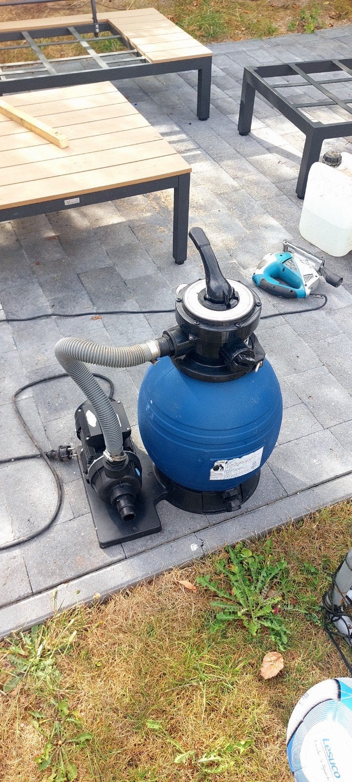 Pompe de filtration à sable pour piscine VidaXL 400 W — 11 0, Enlèvement