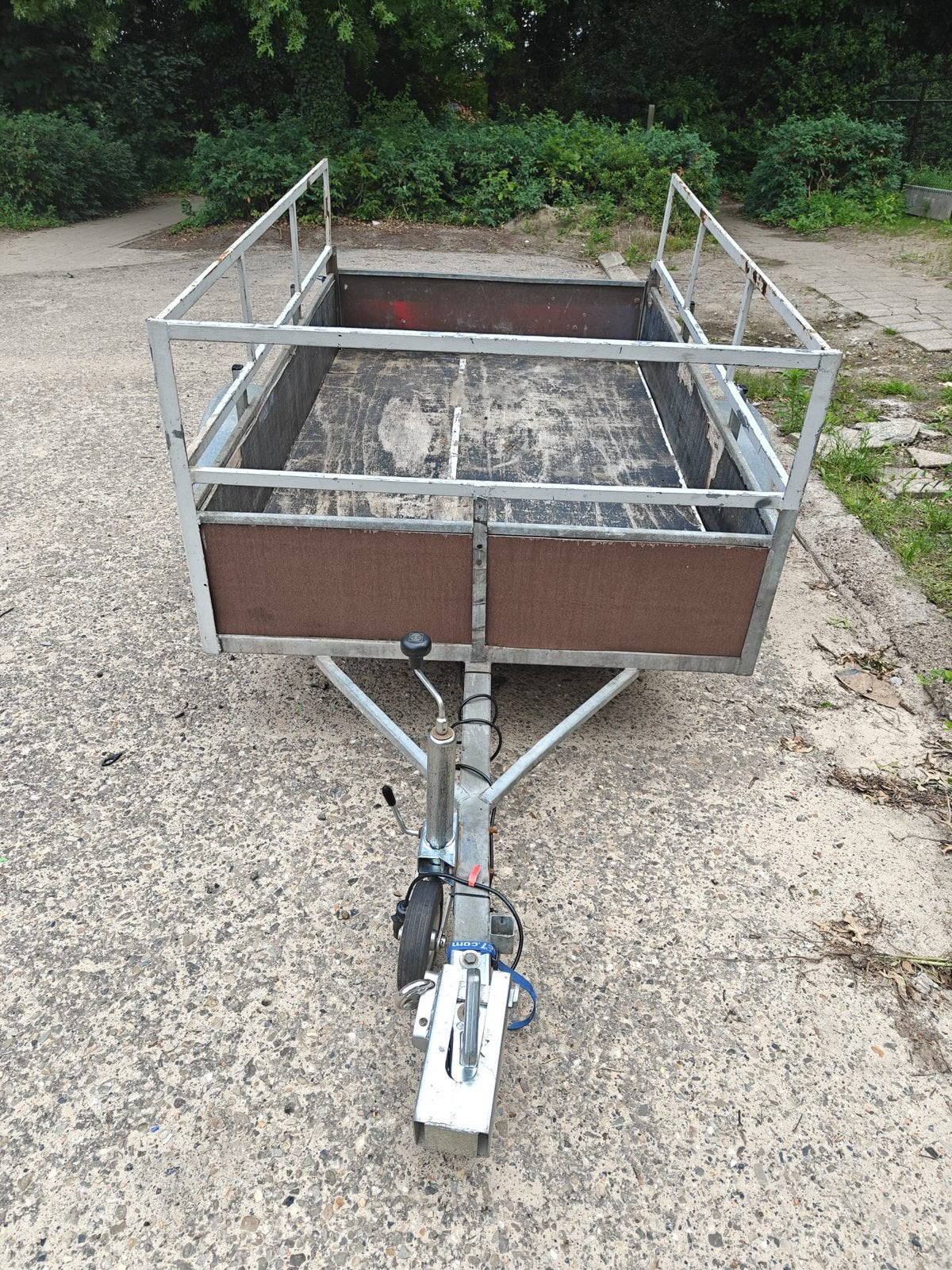 Remork 750kilo  125x200, Ophalen, Zo goed als nieuw