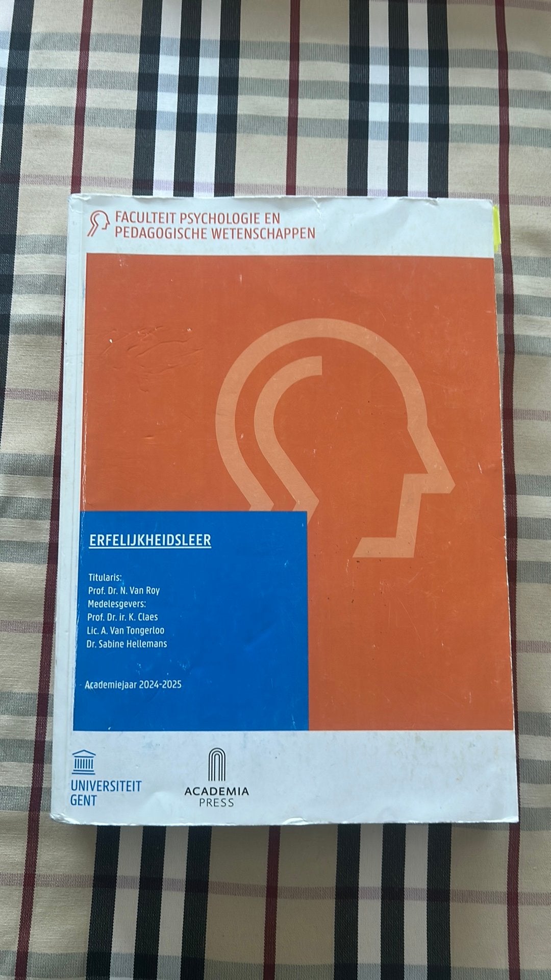 Syllabus / Handboek Erfelijkheidsleer, Livres, Enlèvement ou Envoi, Comme neuf