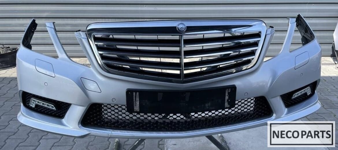 BUMPER E KLASSE W212 AMG VOORBUMPER GRILL ORIGINEEL COMPLEET, Gebruikt, Ophalen of Verzenden, Achter, -