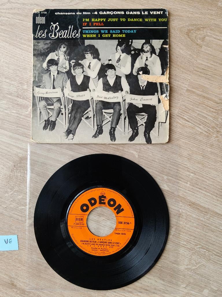 BEATLES I'M HAPPY EP 4 TITRES FRANCE, EP, Envoi