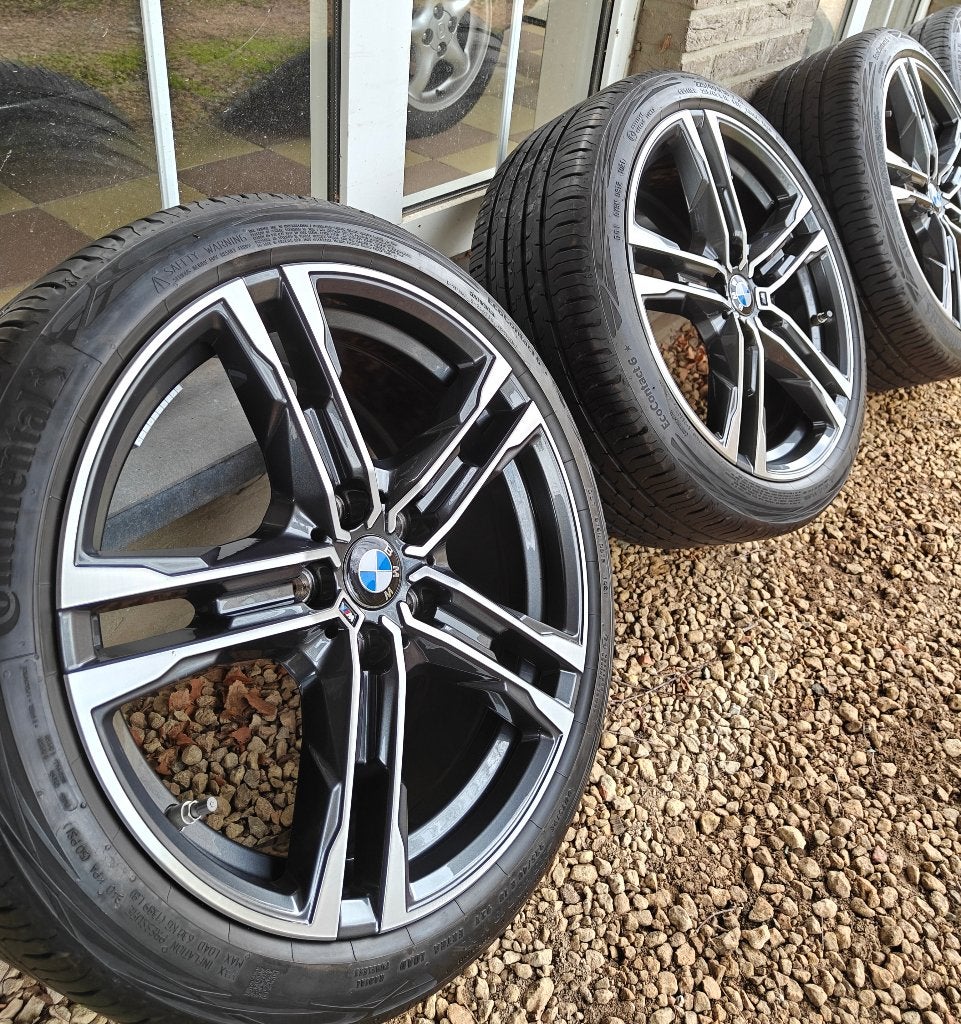 18" BMW 819M Velgen + Zomerbanden Continental, Auto-onderdelen, Banden en Velgen, Ophalen, 18 inch, Gebruikt, Banden en Velgen