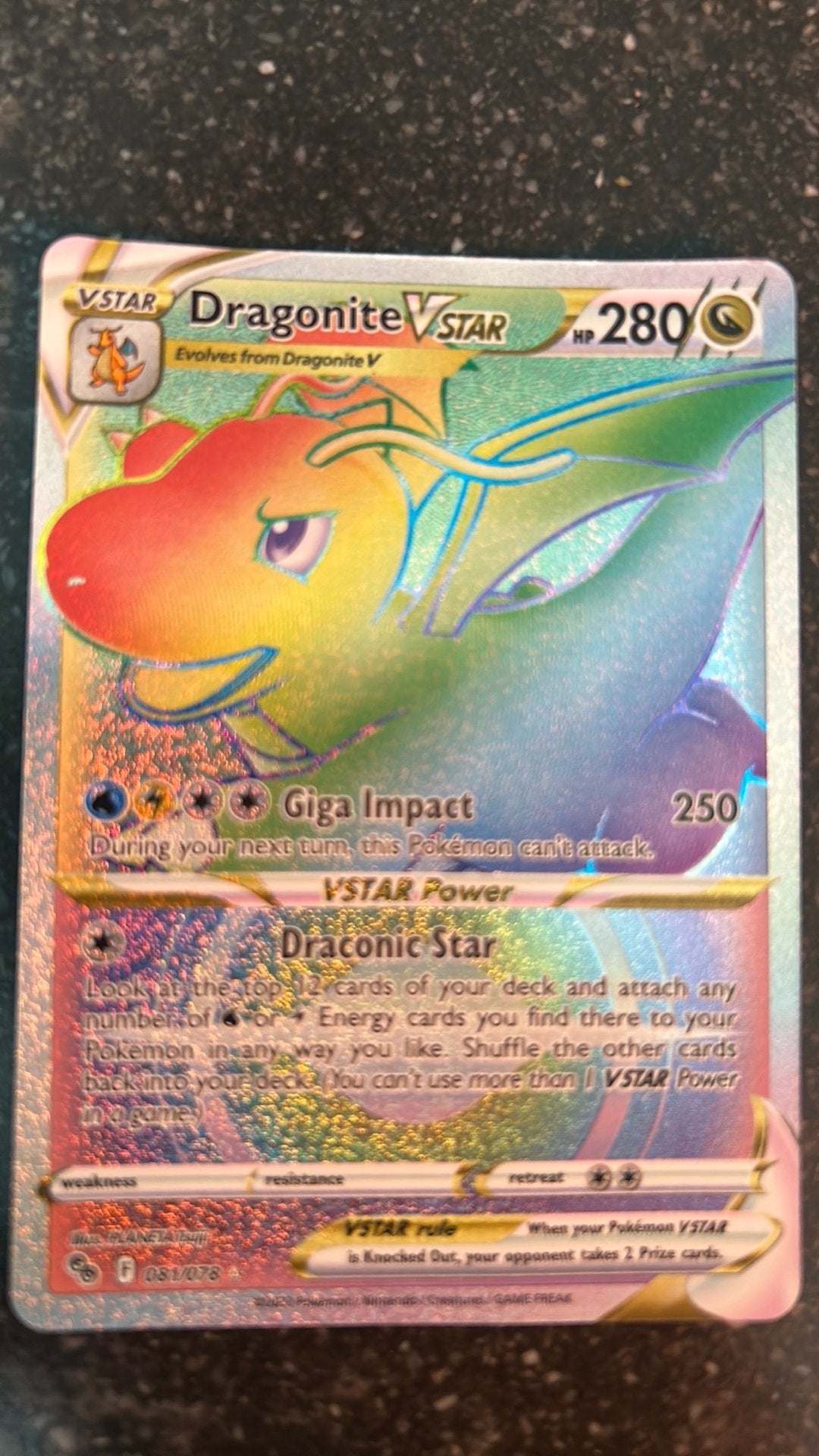 Pokemon kaart dragonite 30€, Enlèvement, Comme neuf