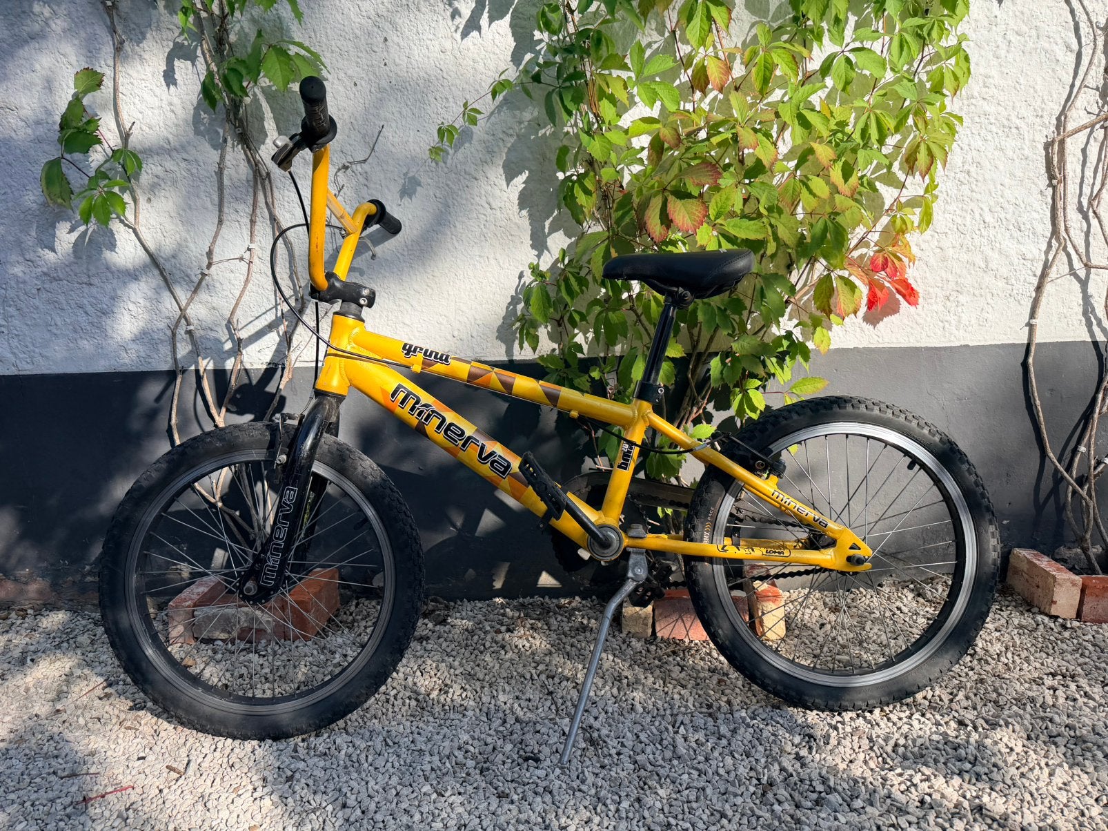 Minerva BMX, Fietsen en Brommers, Ophalen, Gebruikt, Staal, Velgrem