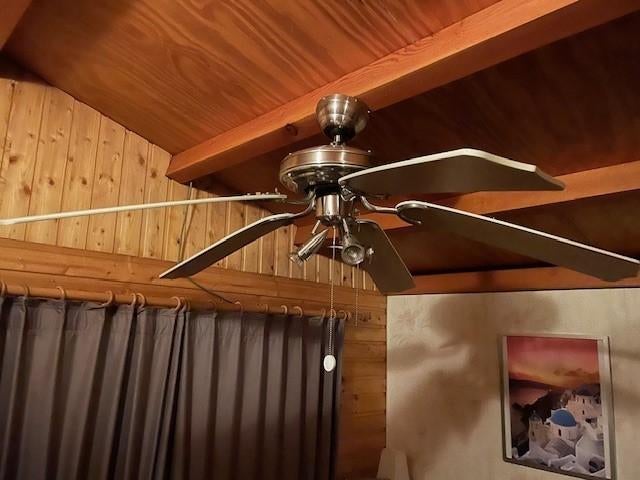 plafondventilator met verlichting, Ophalen, Zo goed als nieuw, Plafondventilator