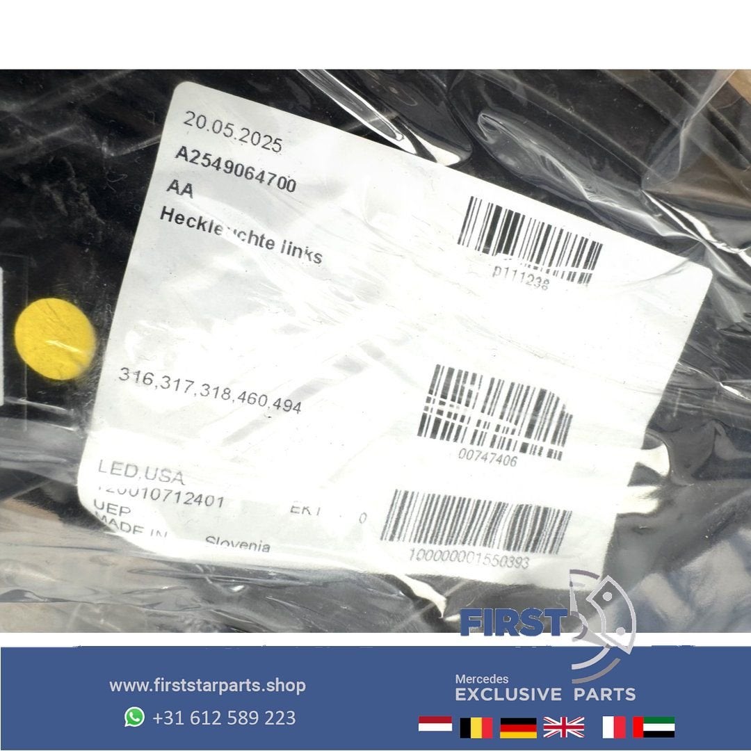W254 GLC LED ACHTERLICHT LINKS A2549064700 Mercedes 2022-202, Auto-onderdelen, Gebruikt, -, Ophalen of Verzenden, -
