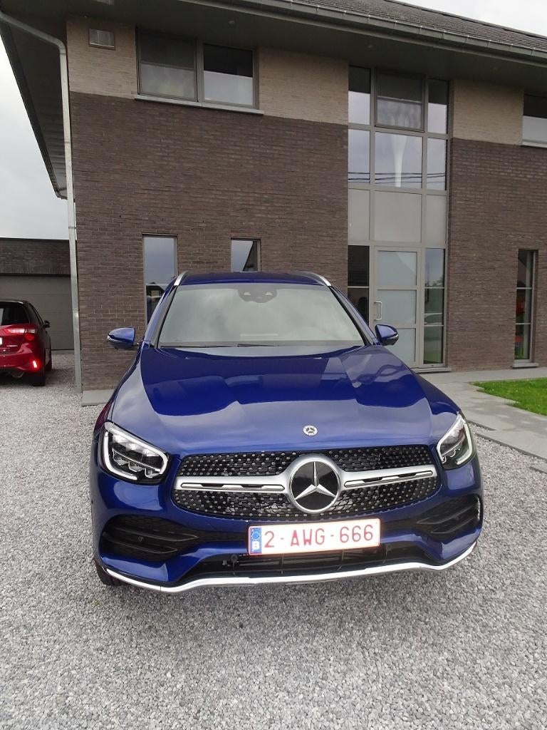 Mercedes GLCde   300   automaat, Automaat, Zwart, Blauw, Leder