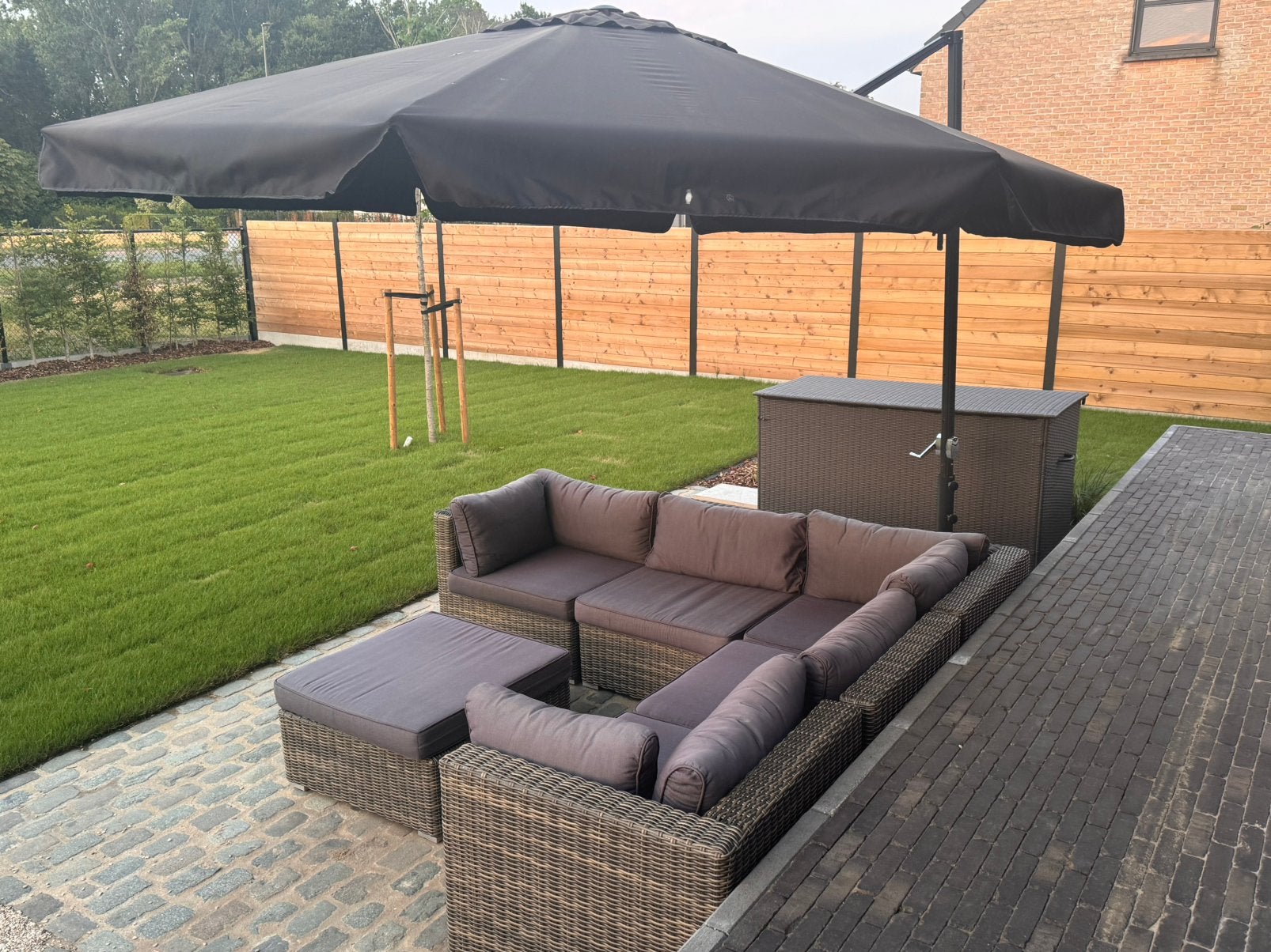 Tuinlounge - complete set, Tuin en Terras, Ophalen, Gebruikt