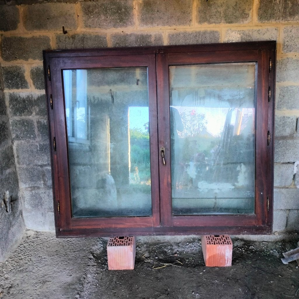 Châssis bois DV, Bricolage & Construction, Double vitrage, 160 cm ou plus, 120 à 160 cm, Fenêtre de façade ou Vitre