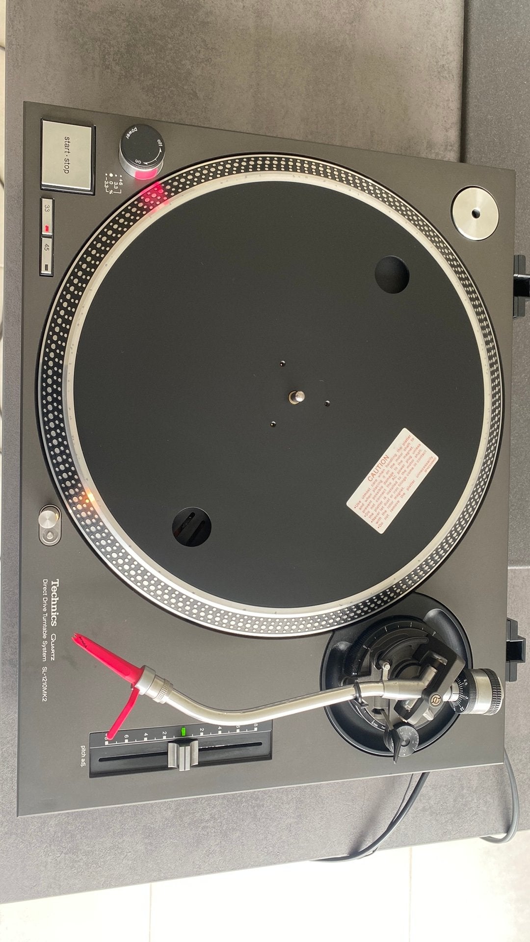 Technics SL-1210MK2 ( lichte gebruikssporen ), Audio, Tv en Foto, Ophalen, Zo goed als nieuw, Platenspeler, Technics