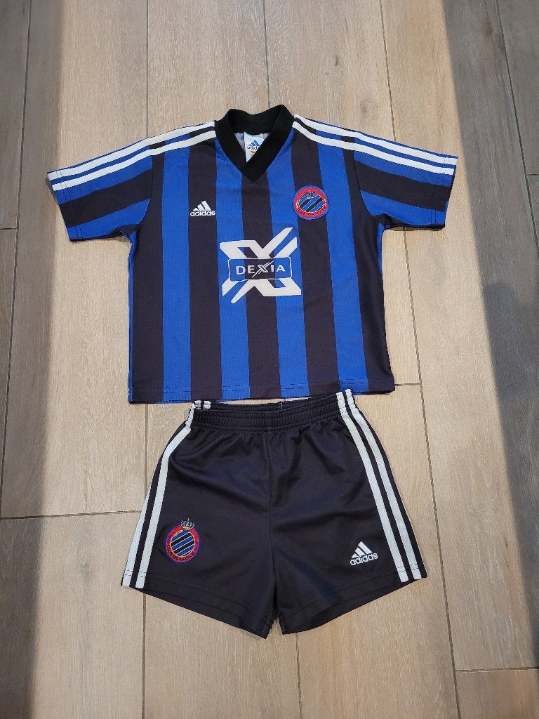 Retro Club Brugge setje Adidas Dexia 2000-2002 – Maat 128, Maat XS of kleiner, Ophalen of Verzenden, Gebruikt, Trainingspak