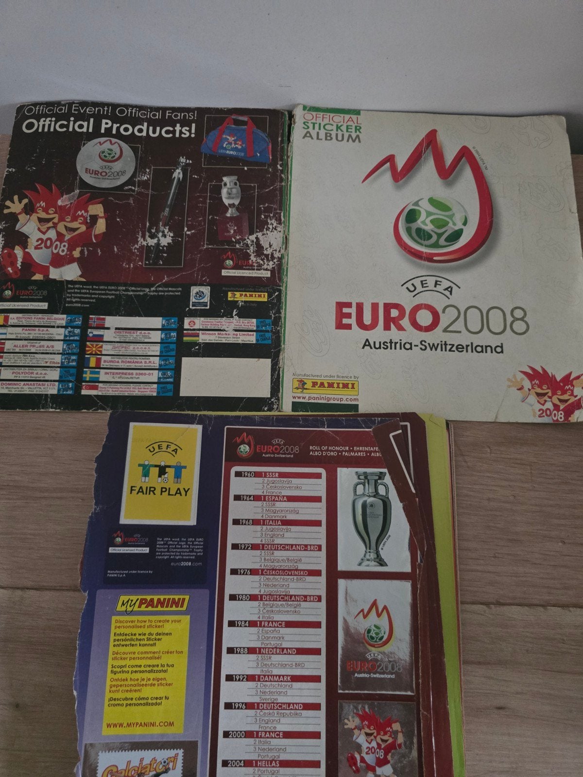 Album Panini UEFA Euro 2008 Oostenrijk-Zwitserland onvolledi, Ophalen of Verzenden