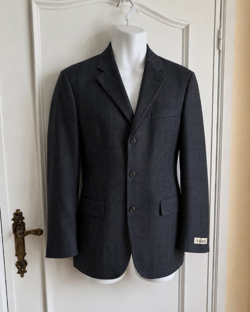 Elegante Sorano colbert van wol met kasjmier – maat 58, Kleding | Heren, Kostuums en vesten, Maat 56/58 (XL), Ophalen of Verzenden