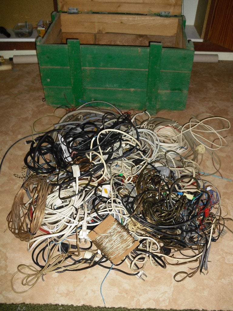 KABELRESTEN, Hobby en Vrije tijd, Ophalen, Gebruikt
