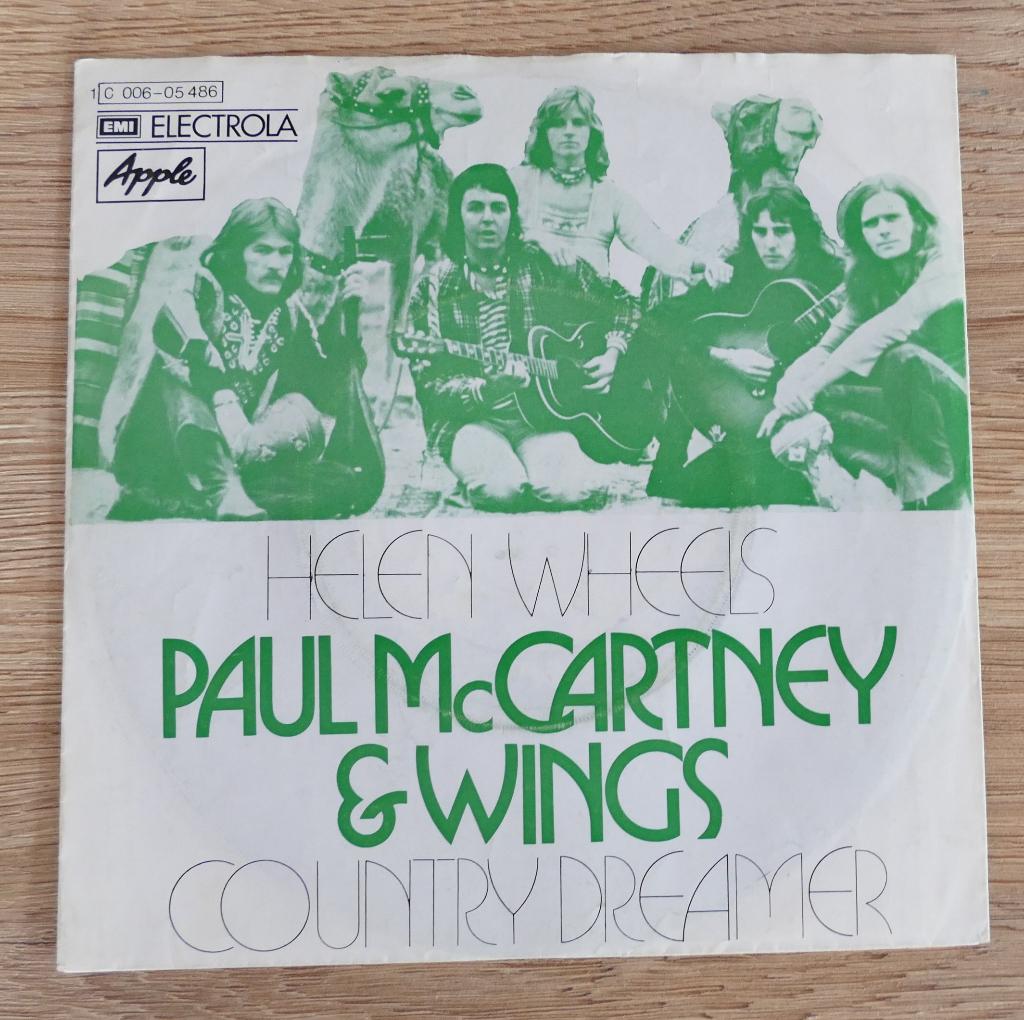 7"  Paul McCartney & Wings – Helen Wheels / Country Dreamer, Gebruikt, 7 inch, Single, Ophalen of Verzenden