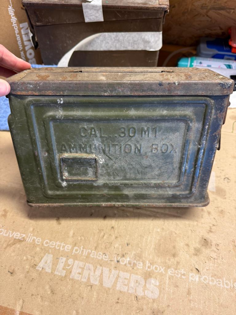 Caisse  us ww2 30 guerre militaria browning, Enlèvement ou Envoi