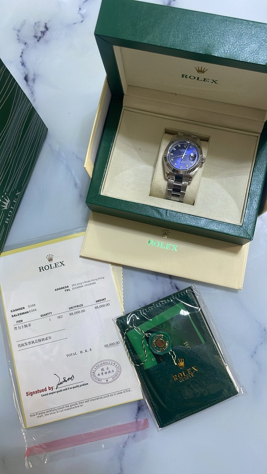 Rolex Datejust automatique bleue, Enlèvement ou Envoi, Neuf, Rolex