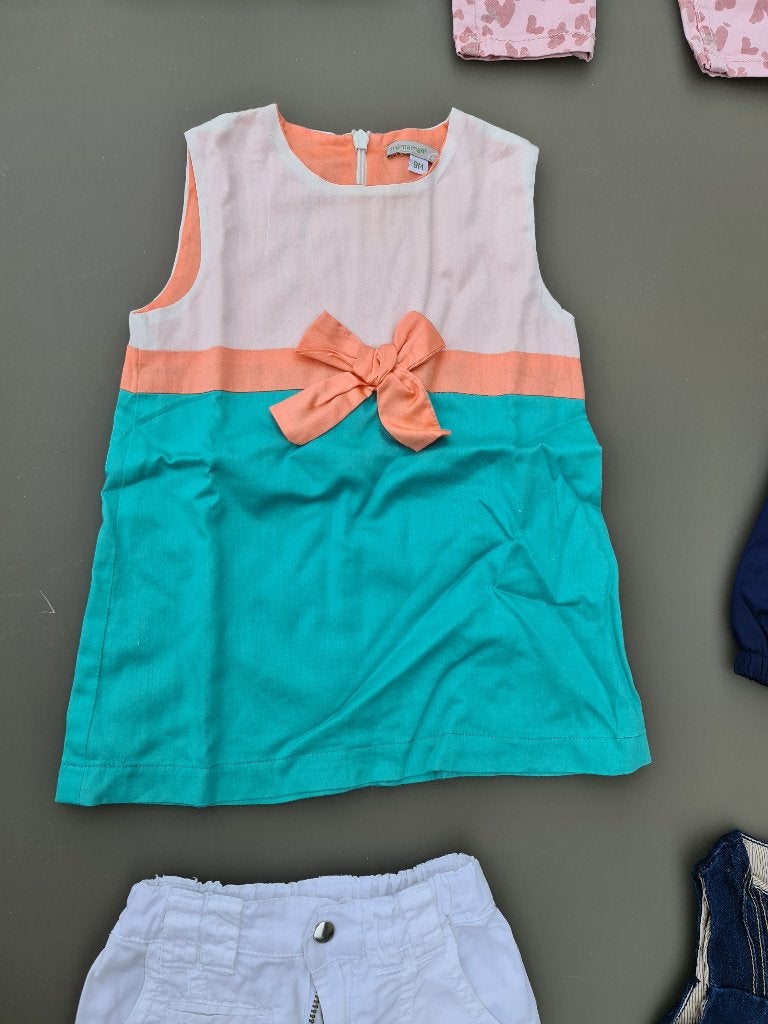 kleedje, jurk met strik 74, Enfants & Bébés, Vêtements de bébé | Taille 74, Enlèvement, Comme neuf
