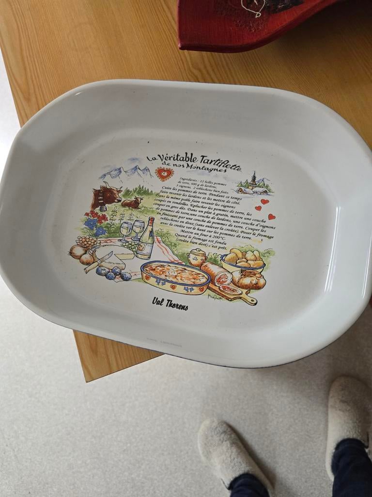 Plat terre cuite, Enlèvement