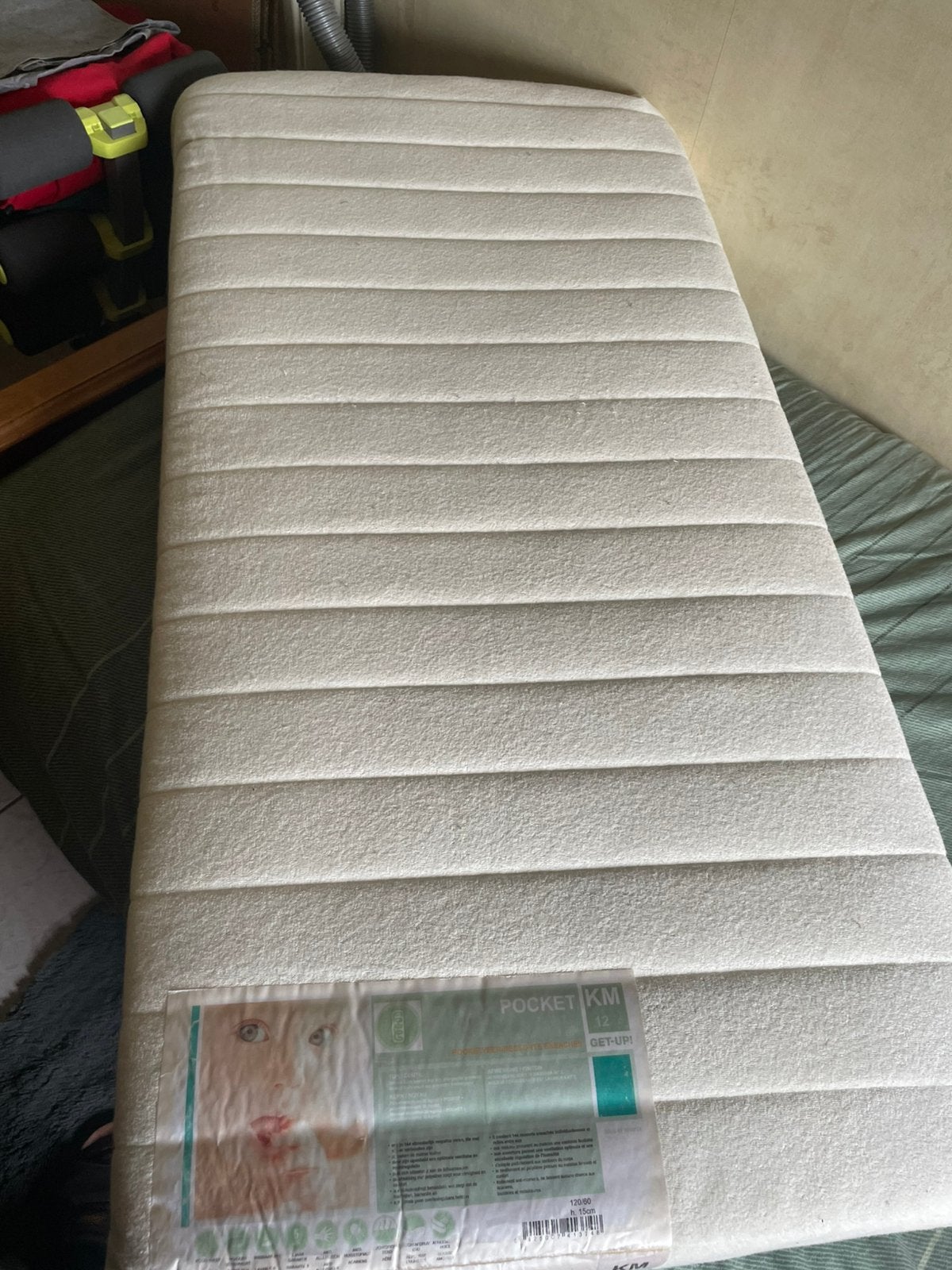 Matras kinderbedje 120x60, Enlèvement, Comme neuf, Matelas