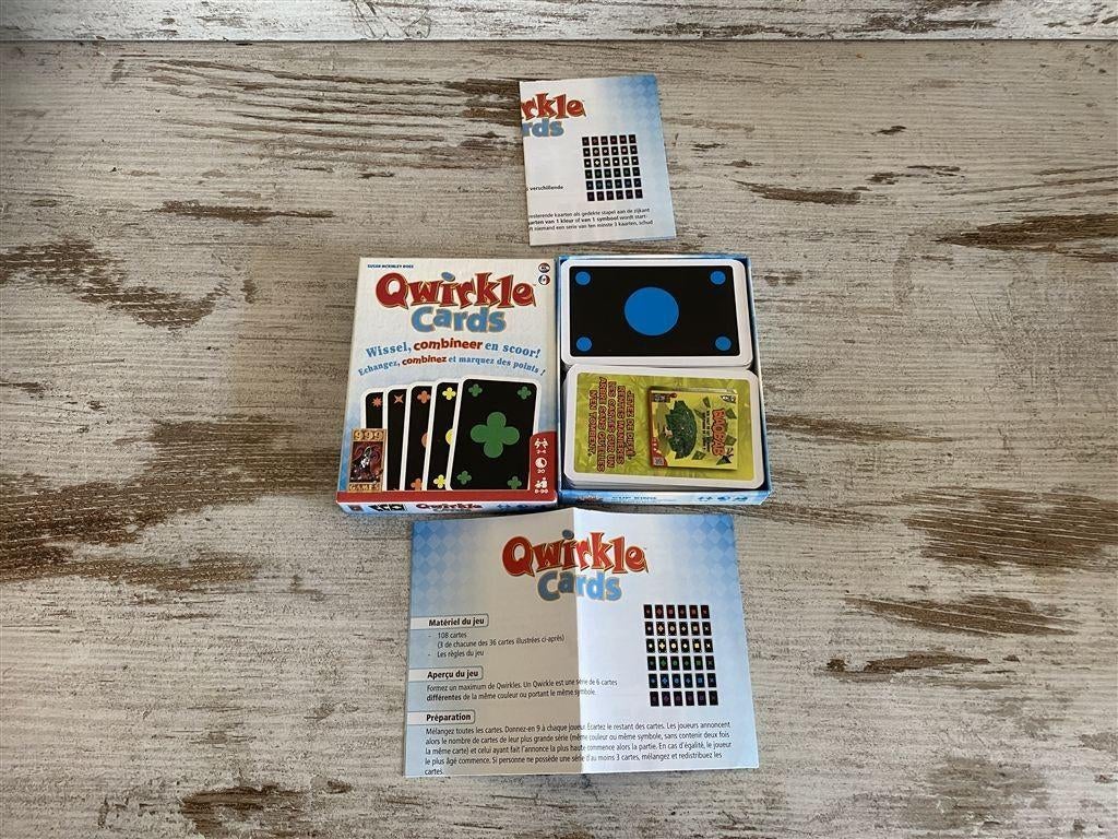 Qwirkle cards 999 games [s2048], Envoi, Comme neuf