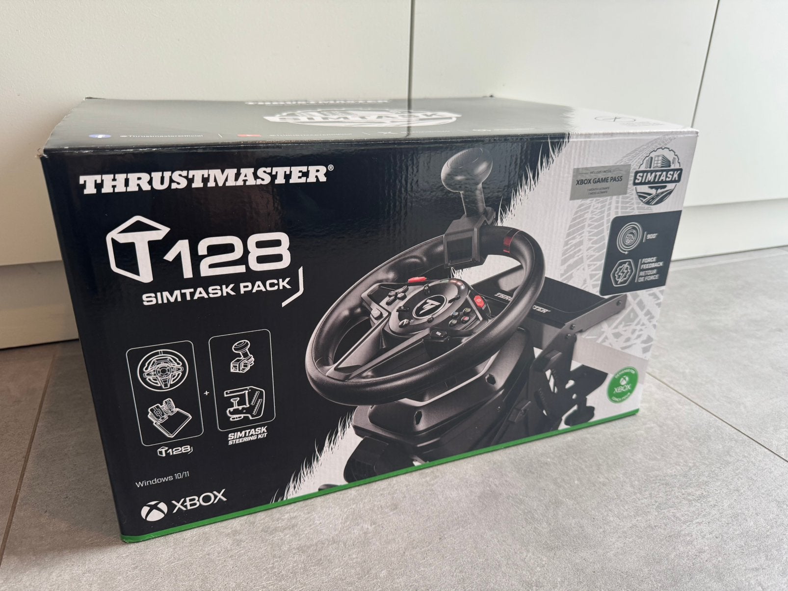 THRUSTMASTER - T128 SimTask Pack - Racestuur Zwart Kunststof, Games en Spelcomputers, 1 speler, Ophalen, Nieuw, Racen en Vliegen