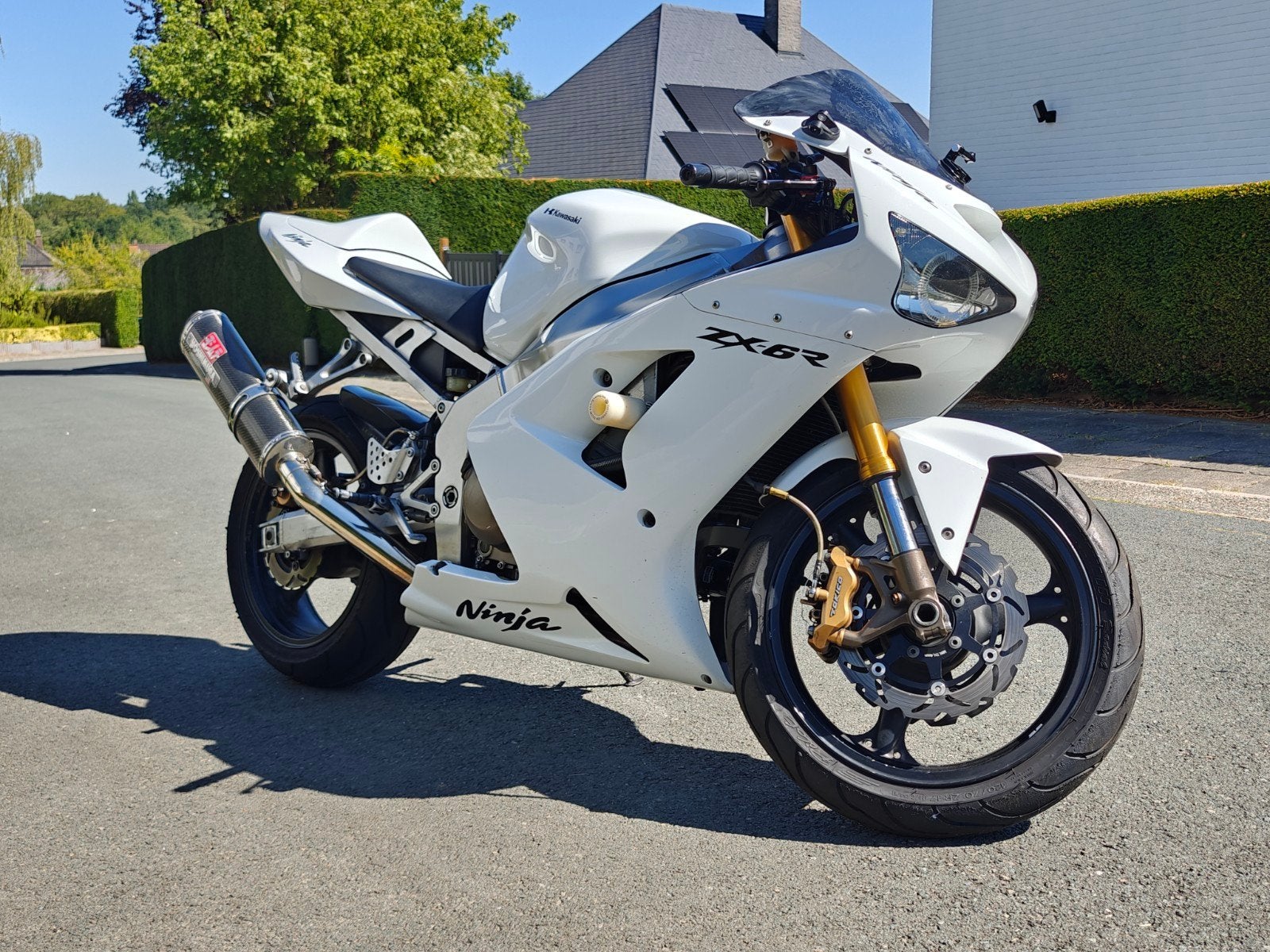 kawasaki ZX6R 2004, Motos, Occasion, Plus de 35 kW, 4 cylindres, 636 cm³