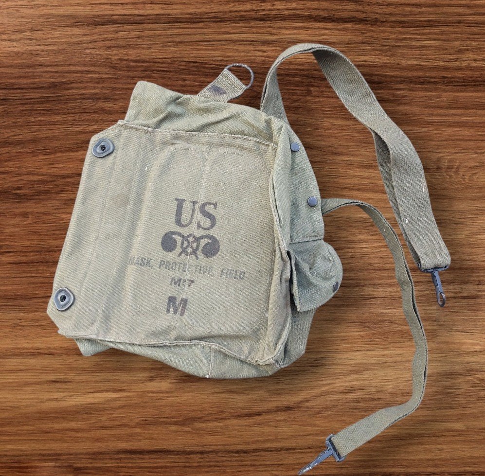 U.S Army postwar M17 Field Protective Mask-tas (1945!), Ophalen of Verzenden