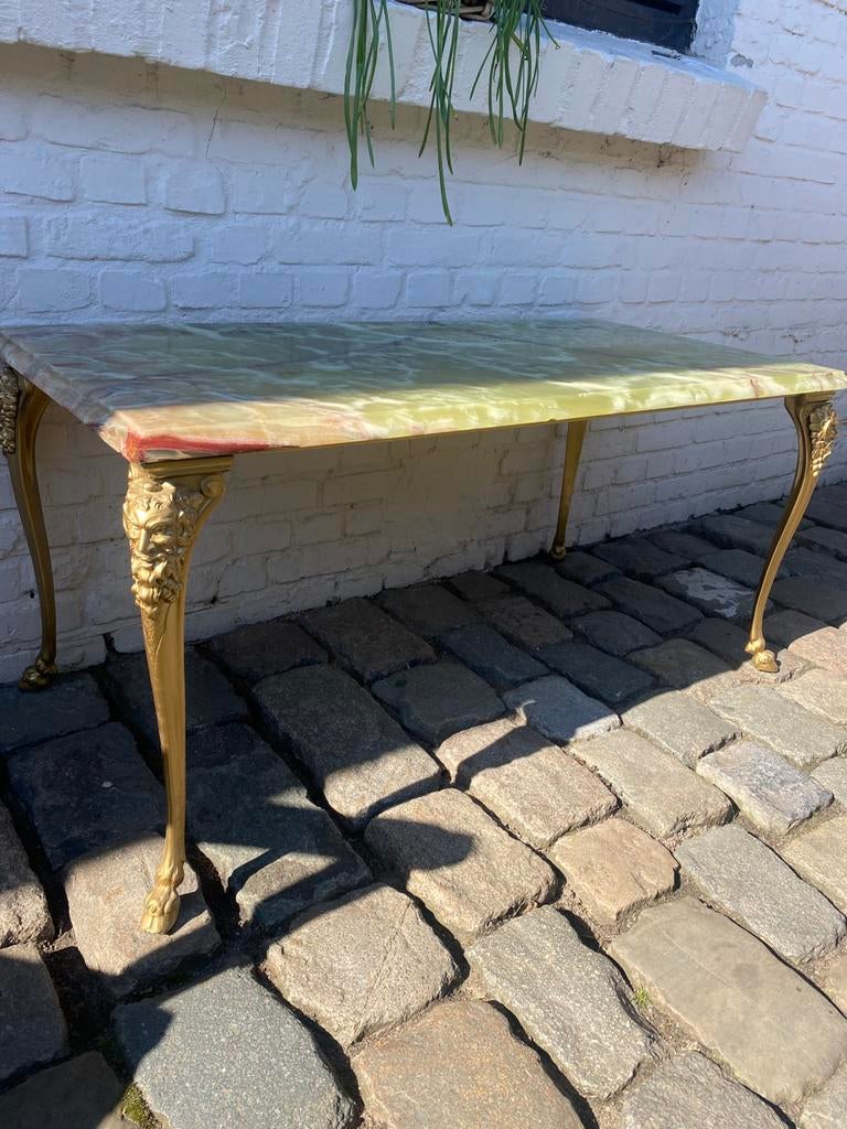 marmeren tafel, Huis en Inrichting, Tafels | Statafels, Zo goed als nieuw, Ophalen