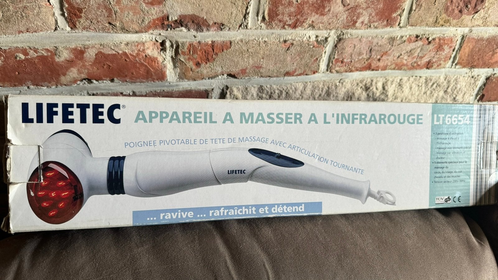 Massagetoestel infrarood, Ophalen