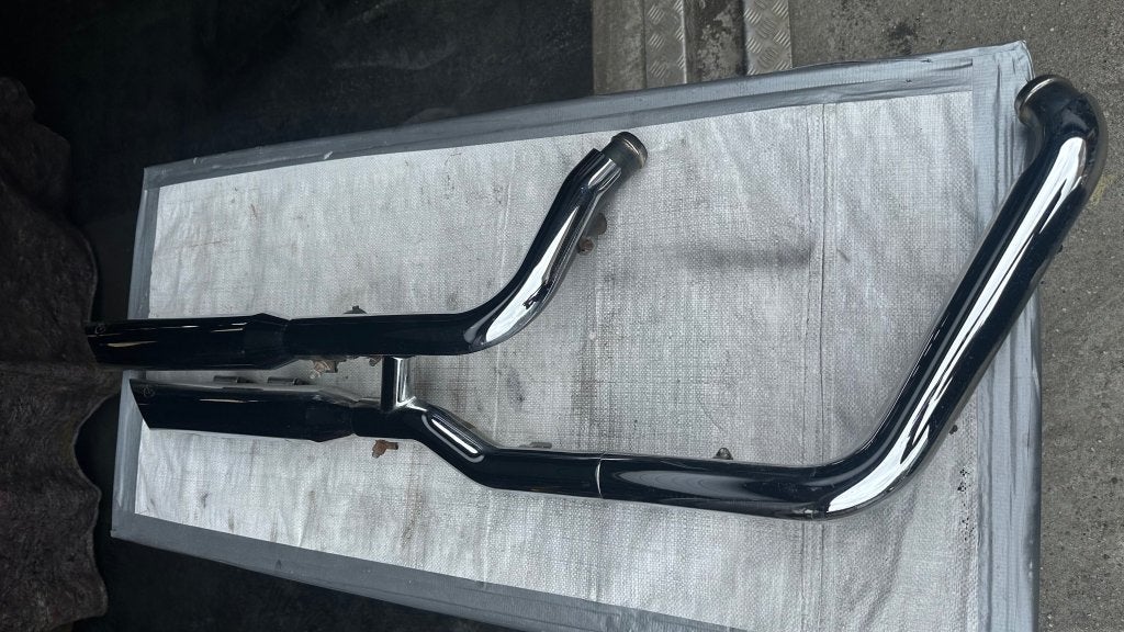 S&S uitlaat fatboy 06up, Motoren, Onderdelen | Harley-Davidson, Niet ingevuld, Gebruikt, Niet ingevuld, Niet ingevuld
