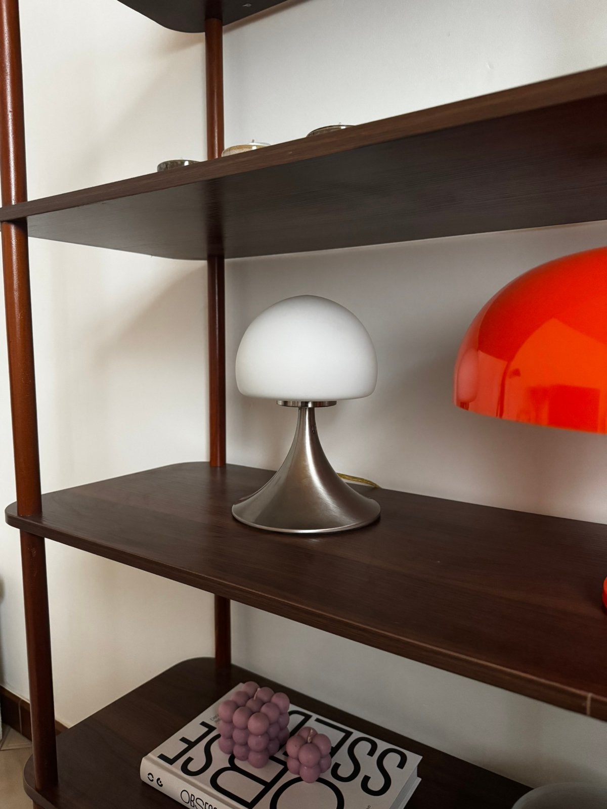 Vintage Tafellamp/ Mushroom Lamp met Touch-Bediening, Ophalen, Zo goed als nieuw
