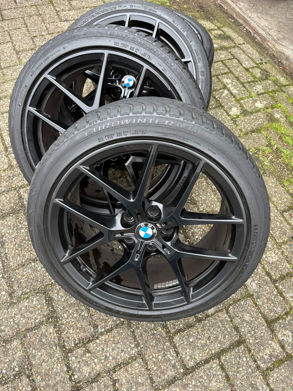 Bmw velgen 1 serie en 2 serie f40 f41 met winterbanden, Ophalen, 18 inch, Winterbanden, Banden en Velgen