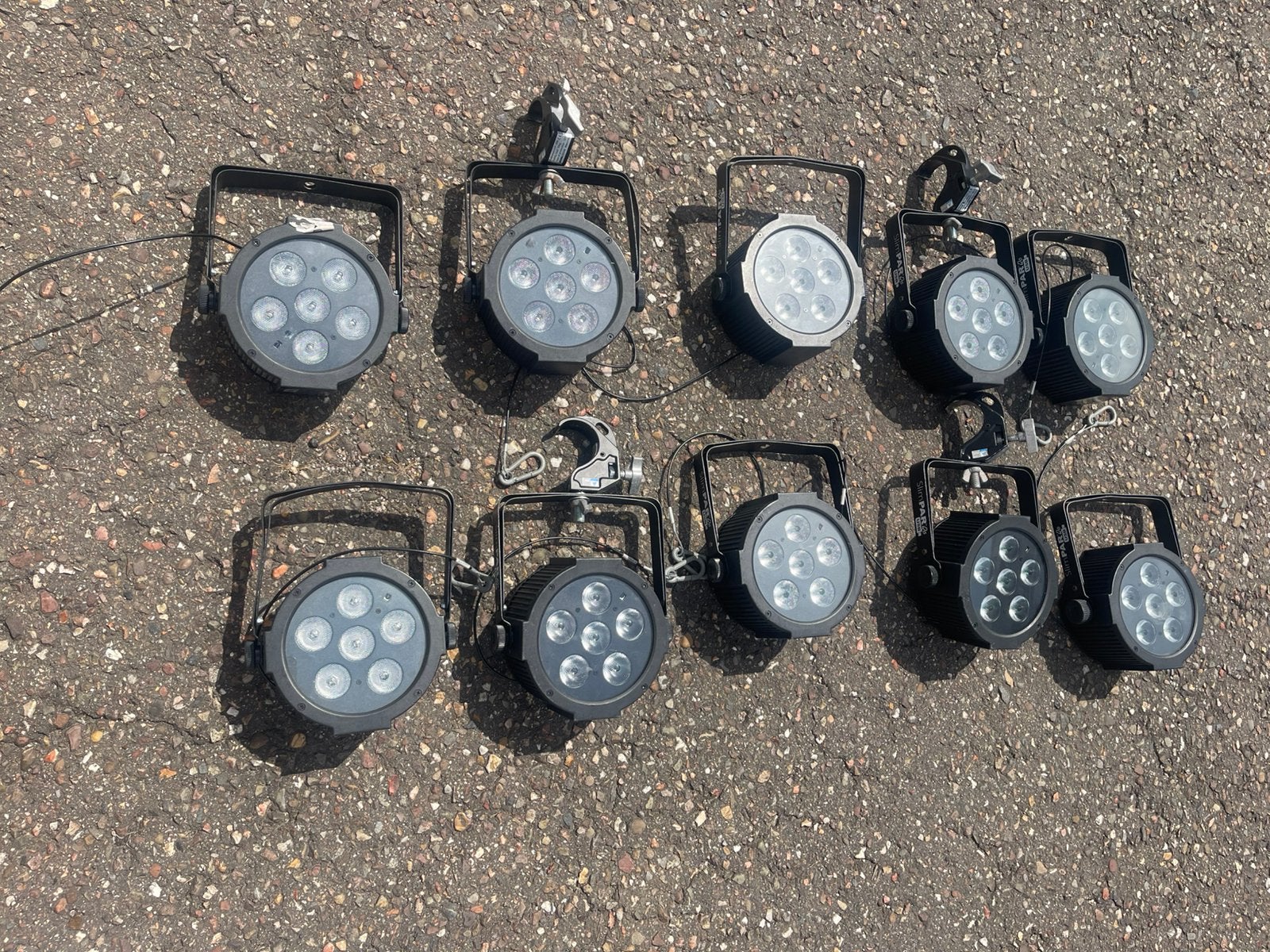 Chauvet dj led par 10 stuken, Ophalen