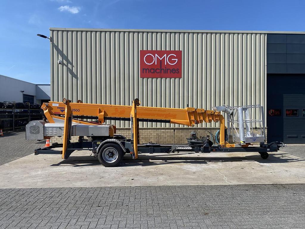 2013 Omme 2500 ED, Aanhanger hoogwerker, 25 meter, Articles professionnels, Machines & Construction | Ascenseurs, Échafaudages & Échelles