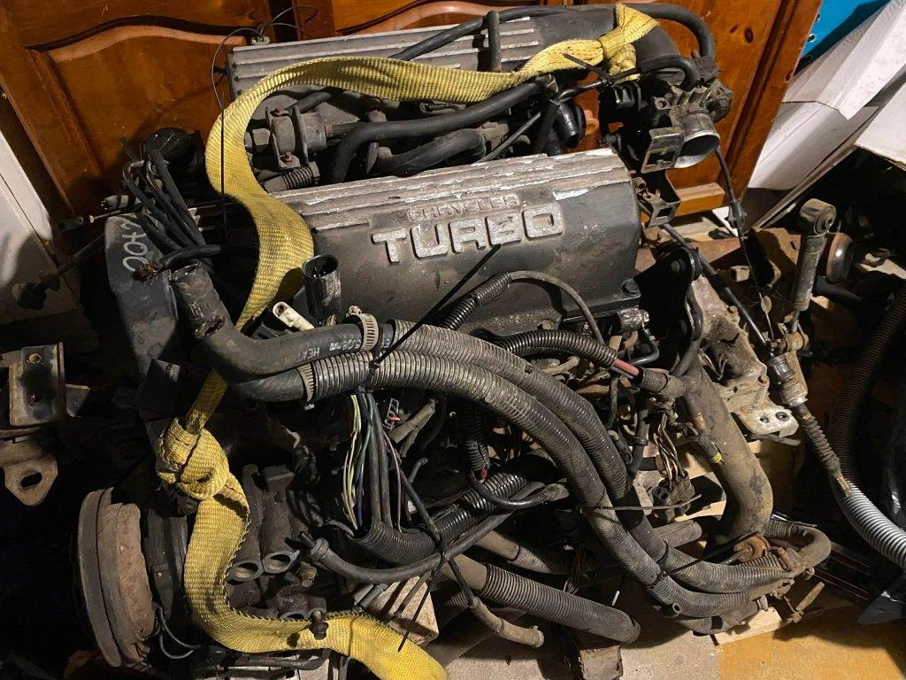 Chrysler LeBaron 2.2 turbomotor + handgeschakelde, Ophalen, Gebruikt, Chrysler